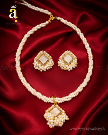 Stone Locket Set with Tops
